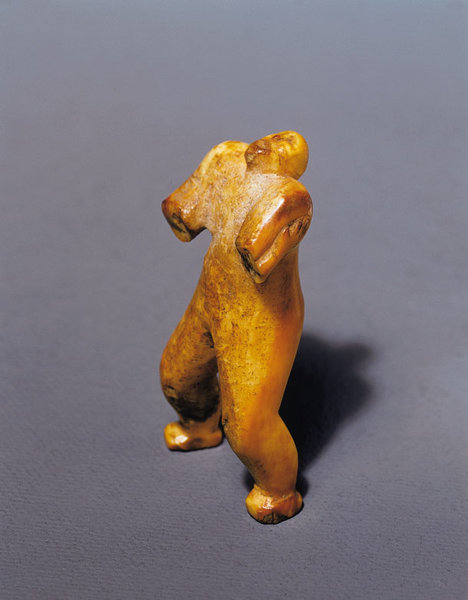 Rare Marine Ivory Eskimo Wrestler